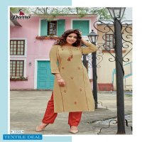 Parra Gloria Vol-1 Wholesale Long Khatli Work Kurtis