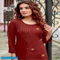 Parra Gloria Vol-1 Wholesale Long Khatli Work Kurtis