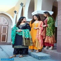 Parra Lihaaz Vol-1 Wholesale Ready Made Kurti With Plazzo And Dupatta