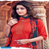 Parra Sonalika Wholesale 14 kg Reyon Kurti With Bottom And Dupatta Catalog