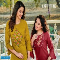 Poonam Diva Vol-9 Wholesale Embroidered Long Tops