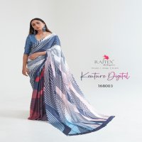 RAJTEX KOUTURE DIGITAL 168001-168011 SERIES JAPAN SATIN DIGITAL PRINTED SAREE