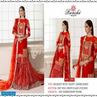 RAMSHA 277-280 SERIES GEORGETTE NET PAKISTANI SALWAR SUITS