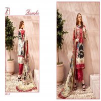 RAMSHA BY ZAURA HASSAN JAM COTTON PAKISTANI SALWAR KAMEEZ SELLER