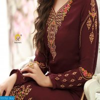 RASHI PRINTS LAUNCH PARI GEORGETTE WITH KASHMIRI WORK 331-338 SERIES SUIT COLLECTION