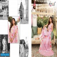 RINAZ ADAN LIBAS VOL 5 CAMBRIC COTTON PAKISTANI DRESS MATERIALS