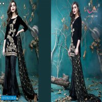 RINAZ FASHION BLOCK BUSTER VOL 7 GEORGETTE WITH HEAVY EMBROIDERY WORK PAKISTANI SUITS CONCEPT