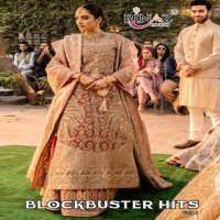 RINAZ FASHION BLOCK BUSTER VOL 7 GEORGETTE WITH HEAVY EMBROIDERY WORK PAKISTANI SUITS CONCEPT