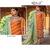 RINAZ FASHION JAZMIN VOL 8 GEORGETTE EMBROIDERY PAKISTANI DRESS MATERIALS