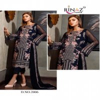 RINAZ FASHION JAZMIN VOL 8 GEORGETTE EMBROIDERY PAKISTANI DRESS MATERIALS