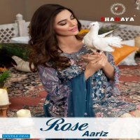 ROSE AARIZ BY SHANAYA GEORGETTE PAKISTANI EMBROIDERY SALWAR KAMEEZ