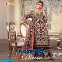 ROSEMEEN DIVA BY FEPIC DESIGNER GEORGETTE PAKISTANI STYLE SUIT CONCEPT