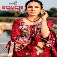 ROUCH VOL 5 BY SANIYA CAMBRIC EMBROIDERY PAKISTANI SUITS