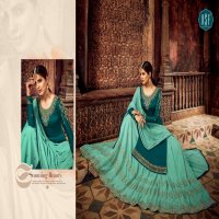 RSF PRESENT MANDORA SATIN GEORGETTE SILK LONG SUIT WITH GHAGHRA STYLE COLLECTION