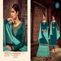 RSF PRESENT MANDORA SATIN GEORGETTE SILK LONG SUIT WITH GHAGHRA STYLE COLLECTION