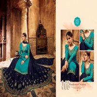 RSF PRESENT MANDORA SATIN GEORGETTE SILK LONG SUIT WITH GHAGHRA STYLE COLLECTION