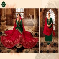 RSF PRESENT MANDORA SATIN GEORGETTE SILK LONG SUIT WITH GHAGHRA STYLE COLLECTION