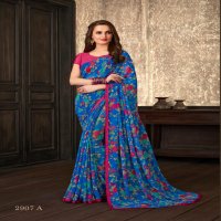 RUCHI PRESENTS JASMINE HIT DESIGNS GEORGETTE CASUAL WEAR SAREE SELLER