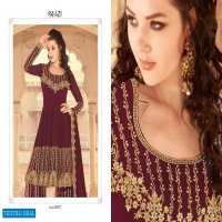 Rama Raazi Zarkan Wholesale Party-wear Salwar Kameez Catalog