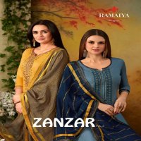 Ramaiya Zanzar Vol-2 Wholesale Shopping Jam Silk Sarvoski Work Dress Material