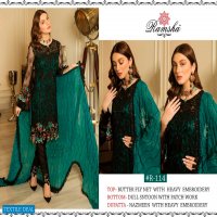 Ramsha R-114 Colours Wholesale Pakistani Dresses