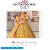 Ramsha Vol-6 Wholesale Pakistani Conceot Dress