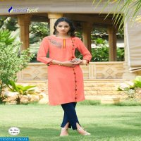 Rangjyot Kayaa Vol-1 Wholesale Reyon Kurti With Pant Catalogs