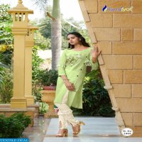 Rangjyot Kayaa Vol-1 Wholesale Reyon Kurti With Pant Catalogs