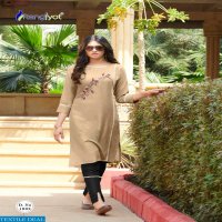 Rangjyot Kayaa Vol-1 Wholesale Reyon Kurti With Pant Catalogs