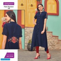 Rangmaya Flash premium Wholesale Shopping heavy Rayon Kurtis