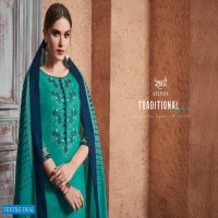 Rani Seltos Pure Cambric print With work Dress Material