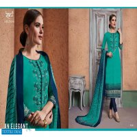 Rani Seltos Pure Cambric print With work Dress Material