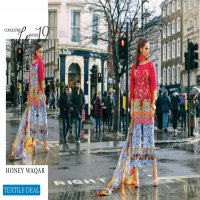 Regalia Honey Waqar Conquerir le monde ss 19 Wholesale Luxury Festival Lawn Collection