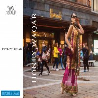 Regalia Honey Waqar Conquerir le monde ss 19 Wholesale Luxury Festival Lawn Collection