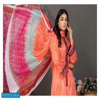 Regalia Orchid Printed Lawn With Silk Dupatta Wholesale Pakistani Suits Dealer