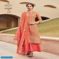 Relssa Sanju Wholesale Cotton Satin hand Work Salwar Kameez
