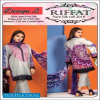 Riffat Pure Silk Collection With Pure Silk Dupatta Wholesale Dresses