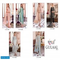 Rinaz Gulal Vol-3 Wholesale Embroidered Salwar Suits