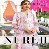 Rinaz Nureh Luxury Lawn Pakistani Concept Dress