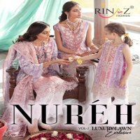 Rinaz Nureh Vol-2 Luxury Lawn Pakistani Concept Dress