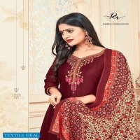 Rishiraj Mehar Vol-3 Wholesale Pure Jamsilk Fabrics Salwar Kameez