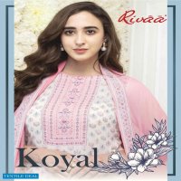 Rivaa Koyal Wholesale Pure Cotton jacquard Indian Branded Suits
