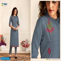 Riya Star Girl Wholesale Long Work Kurtis