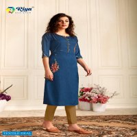 Riya Star Girl Wholesale Long Work Kurtis