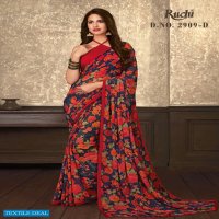 Ruchi Jasmine Georgette Casual Ethnic Saree Blouse