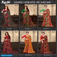 Ruchi Jasmine Georgette Casual Ethnic Saree Blouse