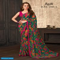 Ruchi Jasmine Georgette Casual Ethnic Saree Blouse