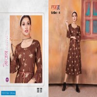 Rung Beltos Vol-4 Wholesale Full Stitched Kurti With Belts