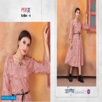 Rung Beltos Vol-4 Wholesale Full Stitched Kurti With Belts