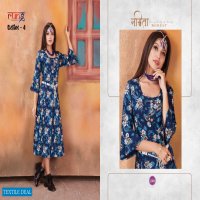 Rung Beltos Vol-4 Wholesale Full Stitched Kurti With Belts